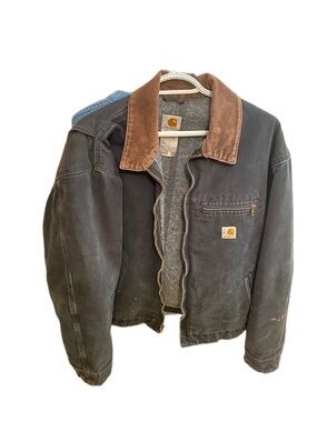Vintage carhartt jo1 black faded with workwear